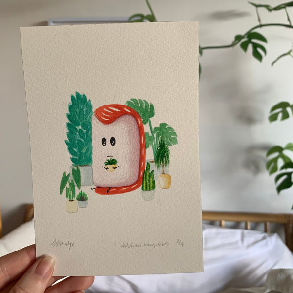 Sad Sushi Original Art