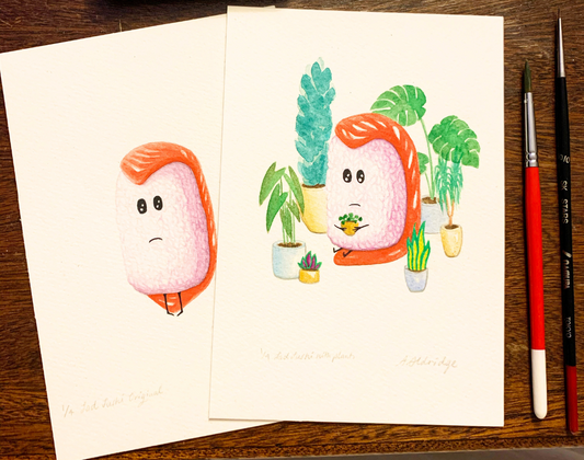 Sad Sushi with Plants