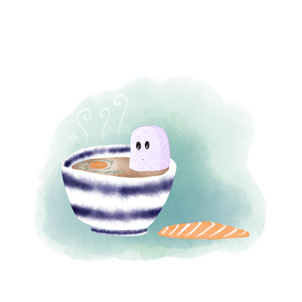 Sad Sushi Original Art